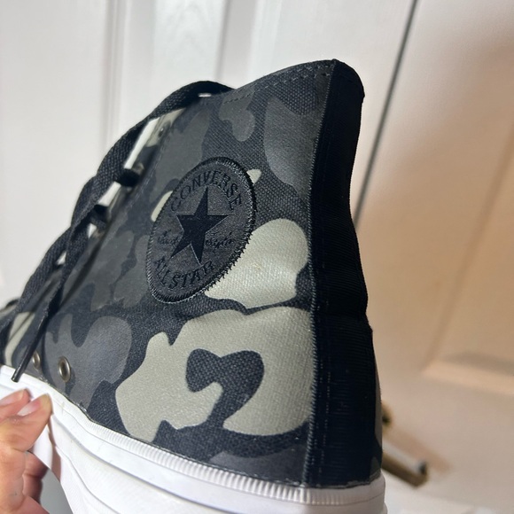 Converse Chuck Taylor 2 Men’s High Top Camo Black Gray Reflective Size 11 - Picture 14 of 15